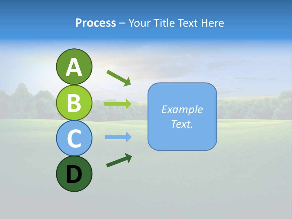 Tree Sceneary Outdoors PowerPoint Template