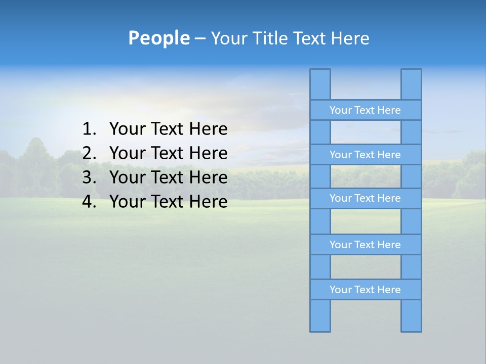 Tree Sceneary Outdoors PowerPoint Template