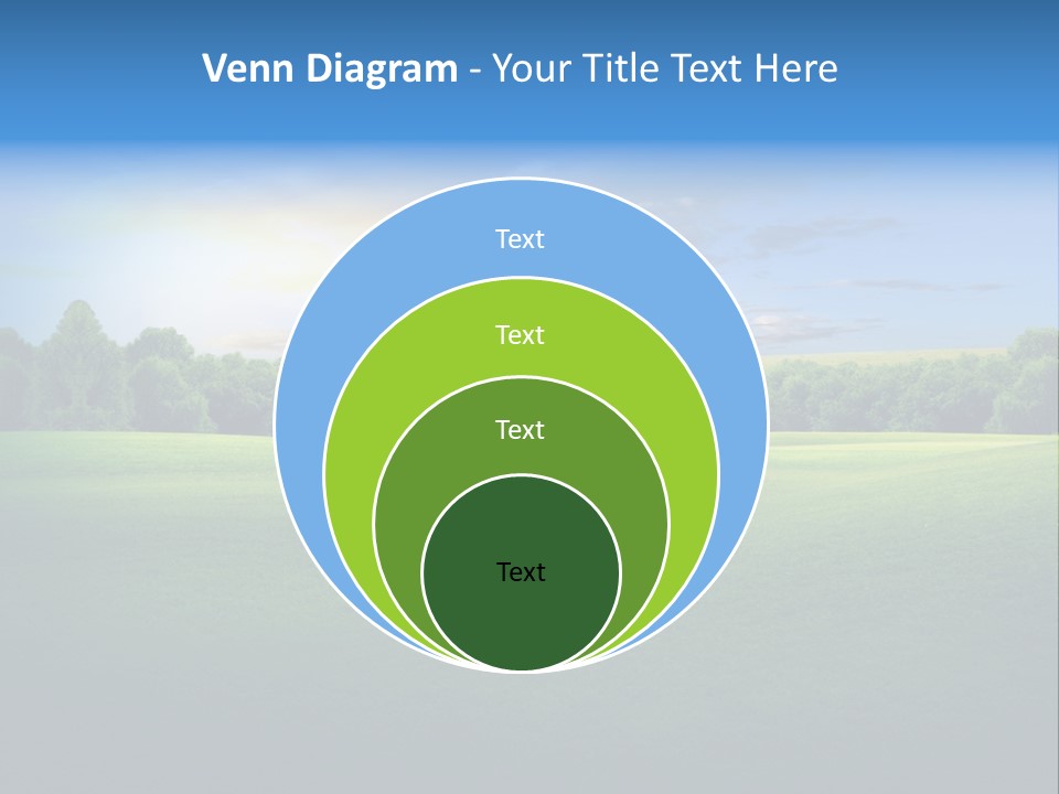 Tree Sceneary Outdoors PowerPoint Template