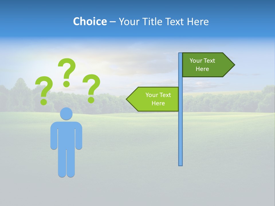 Tree Sceneary Outdoors PowerPoint Template