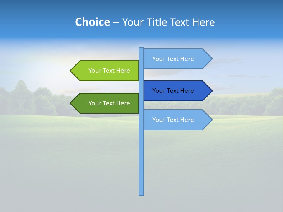 Tree Sceneary Outdoors PowerPoint Template