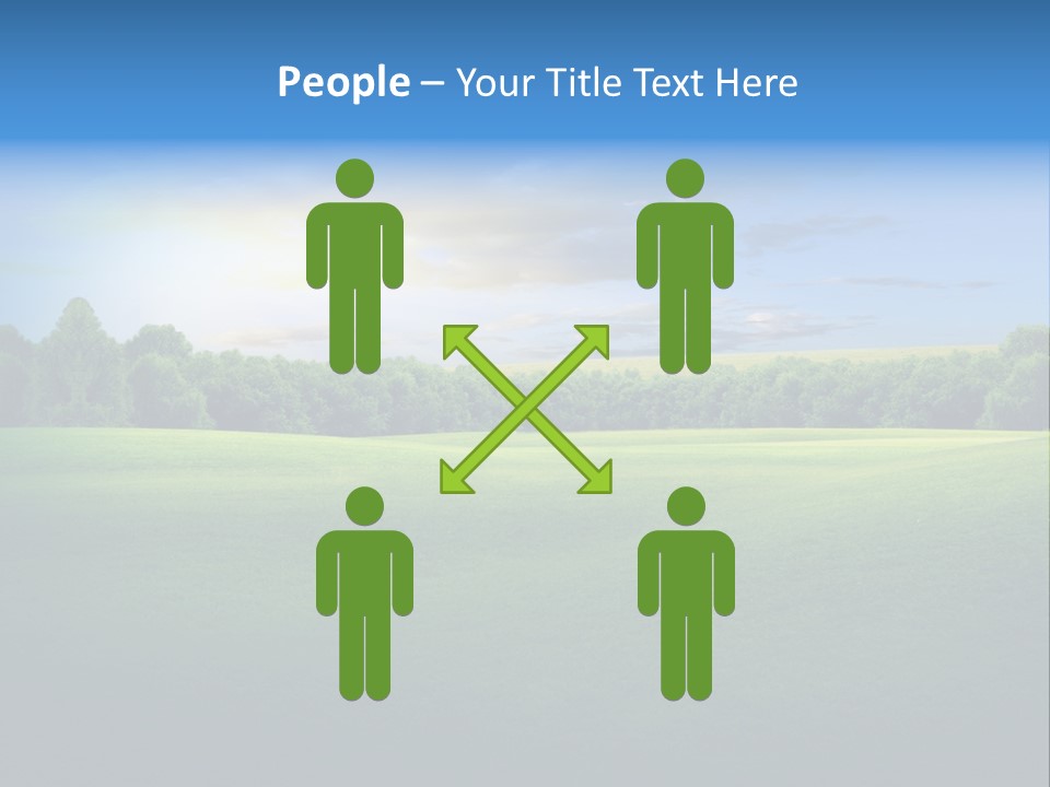 Tree Sceneary Outdoors PowerPoint Template