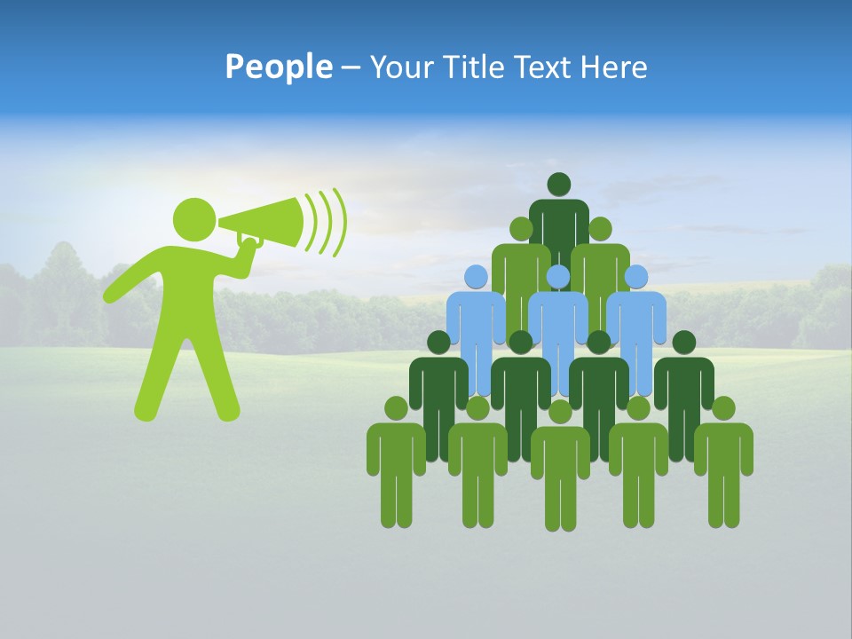 Tree Sceneary Outdoors PowerPoint Template