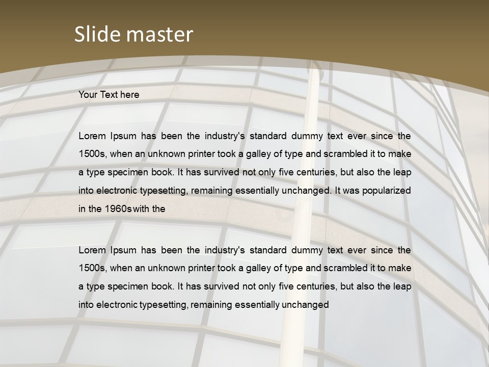 Borders Mast Europe PowerPoint Template