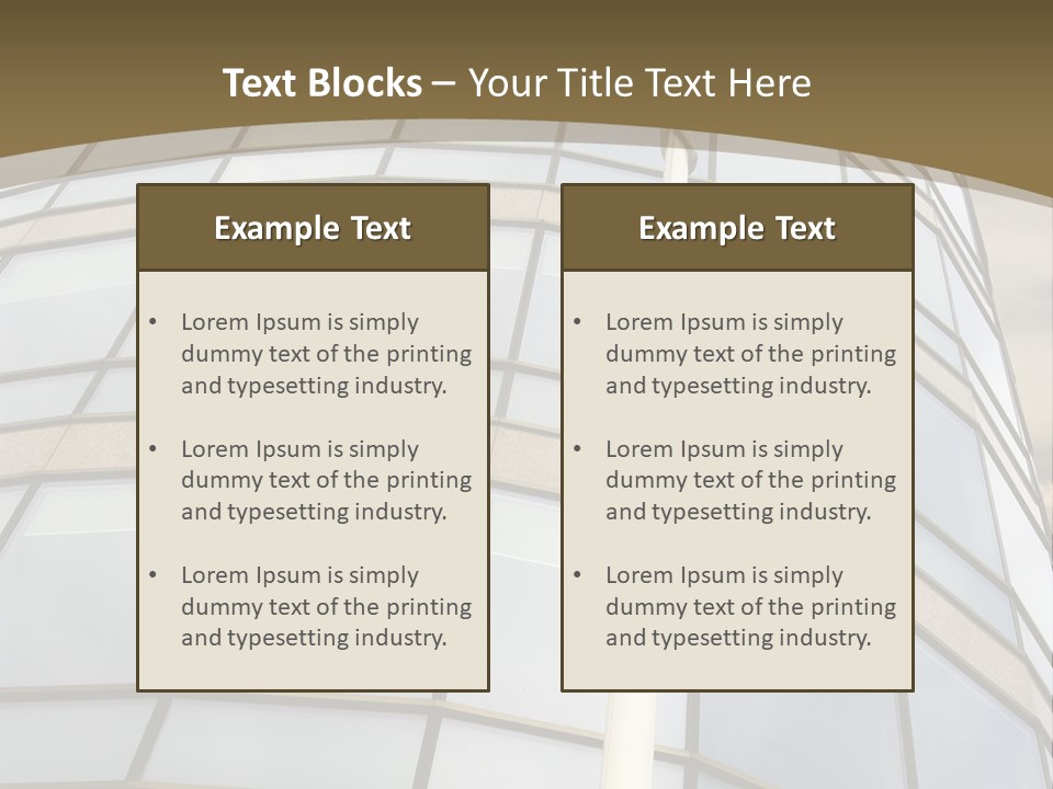 Borders Mast Europe PowerPoint Template