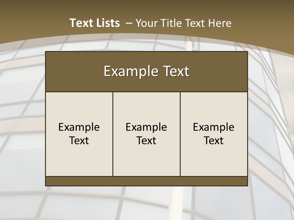 Borders Mast Europe PowerPoint Template