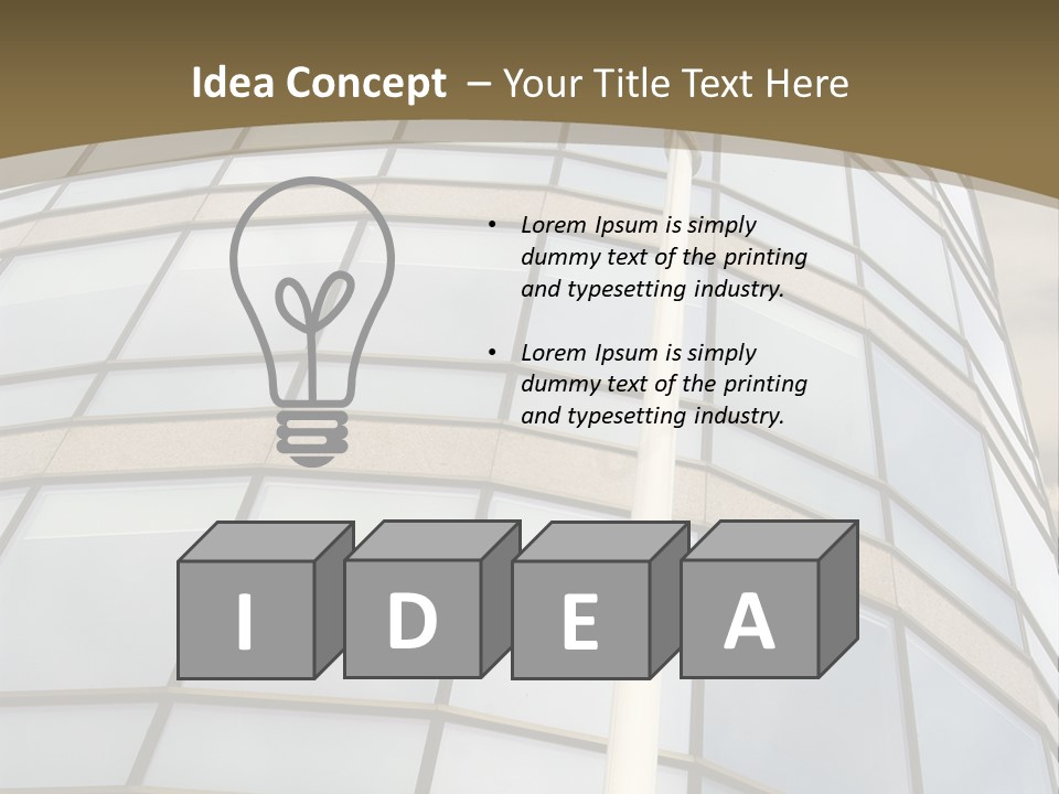 Borders Mast Europe PowerPoint Template