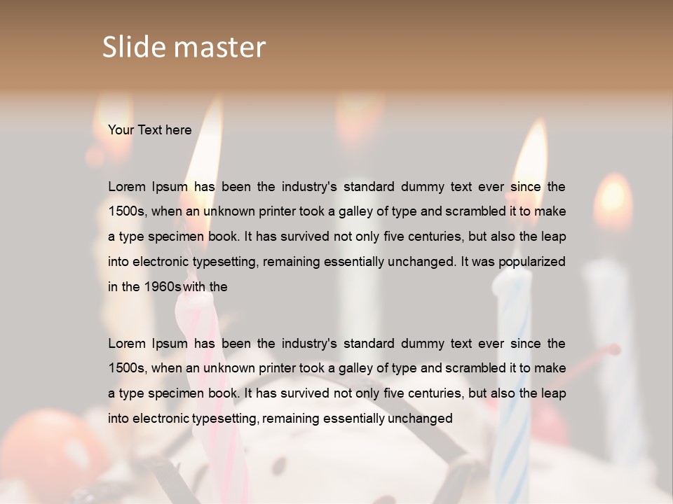 Berry Food Fire PowerPoint Template