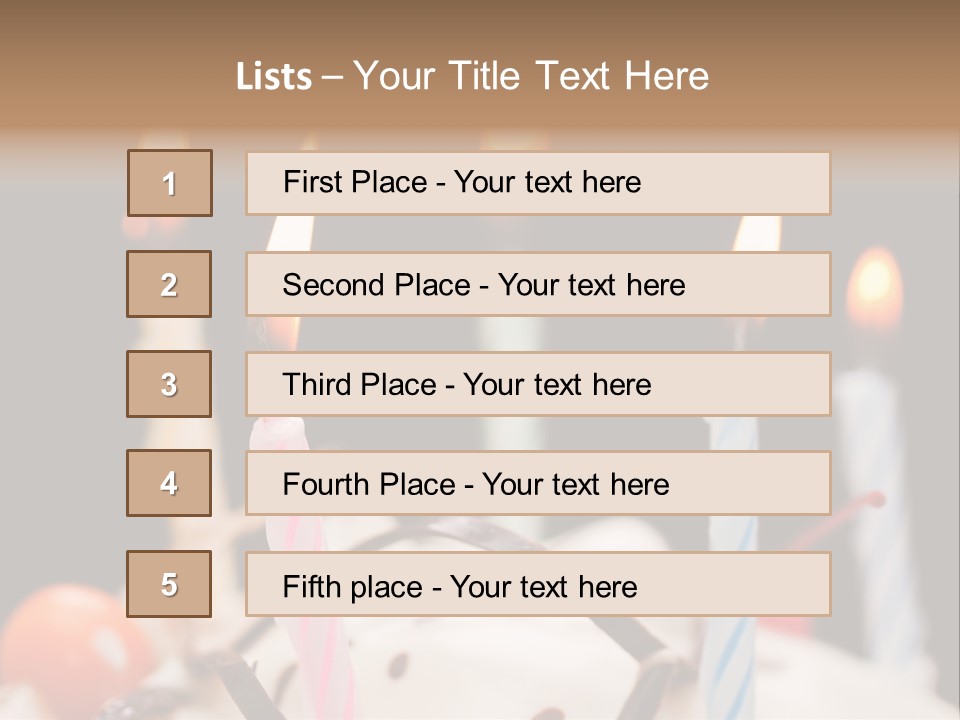 Berry Food Fire PowerPoint Template