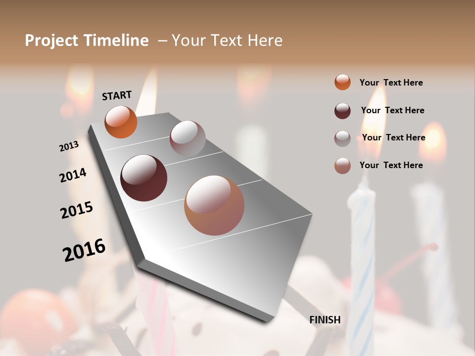 Berry Food Fire PowerPoint Template