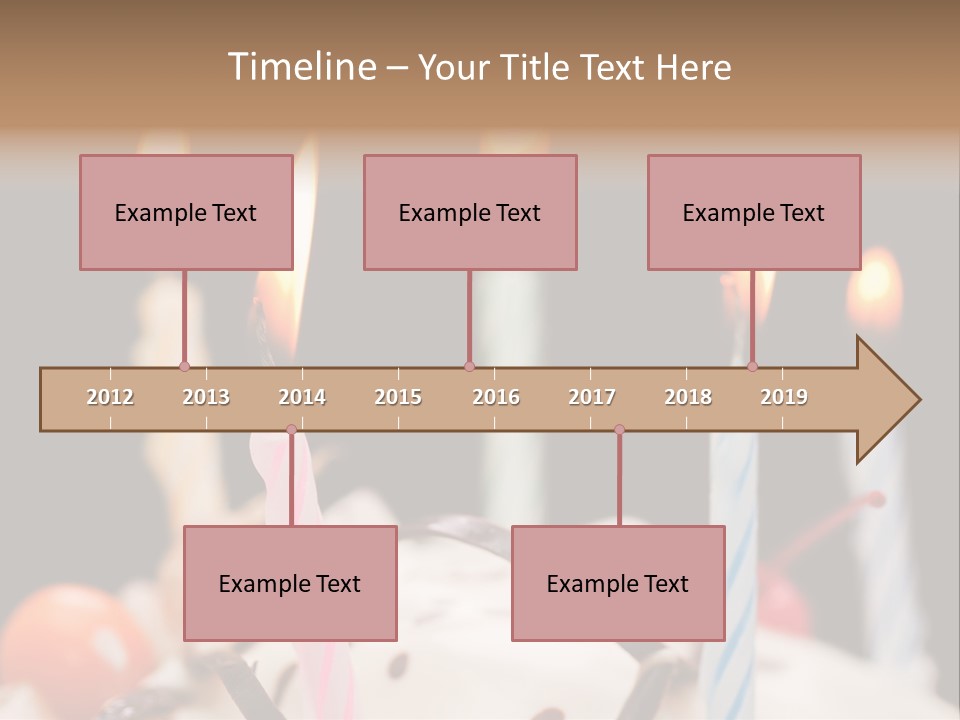 Berry Food Fire PowerPoint Template
