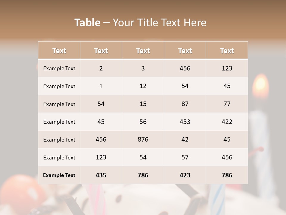 Berry Food Fire PowerPoint Template