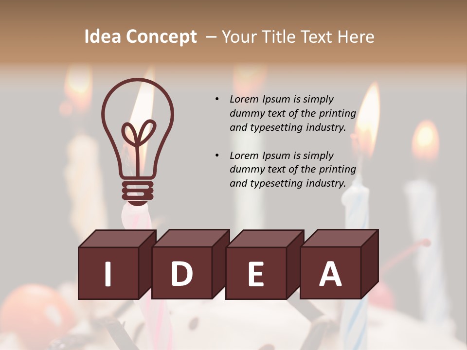 Berry Food Fire PowerPoint Template