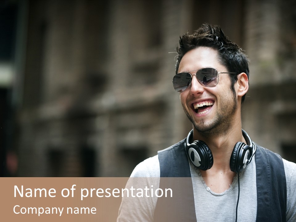 Old Friend Human PowerPoint Template