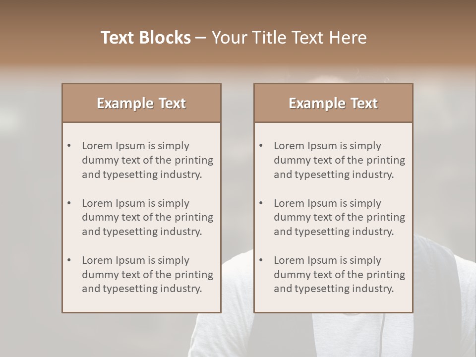 Old Friend Human PowerPoint Template