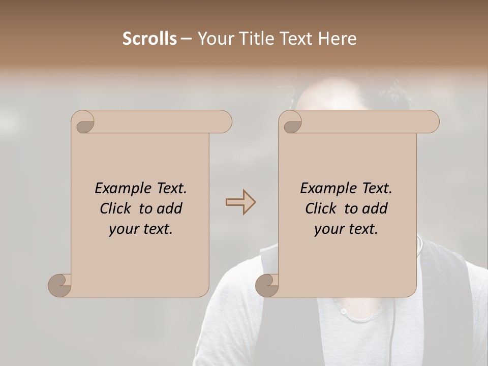 Old Friend Human PowerPoint Template