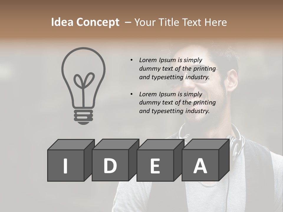 Old Friend Human PowerPoint Template