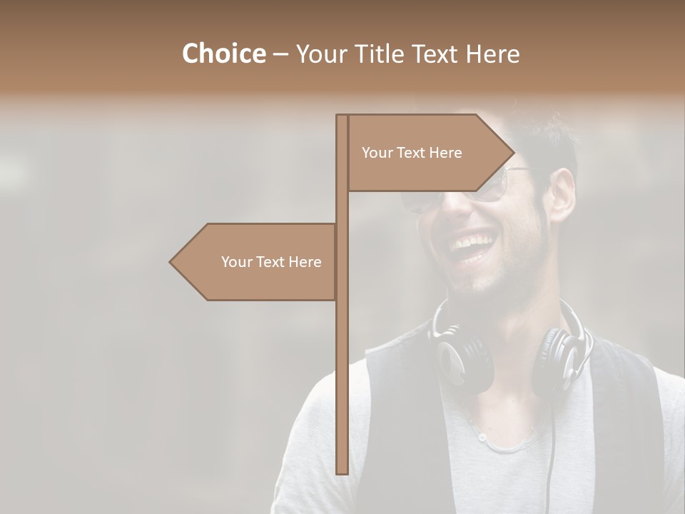 Old Friend Human PowerPoint Template