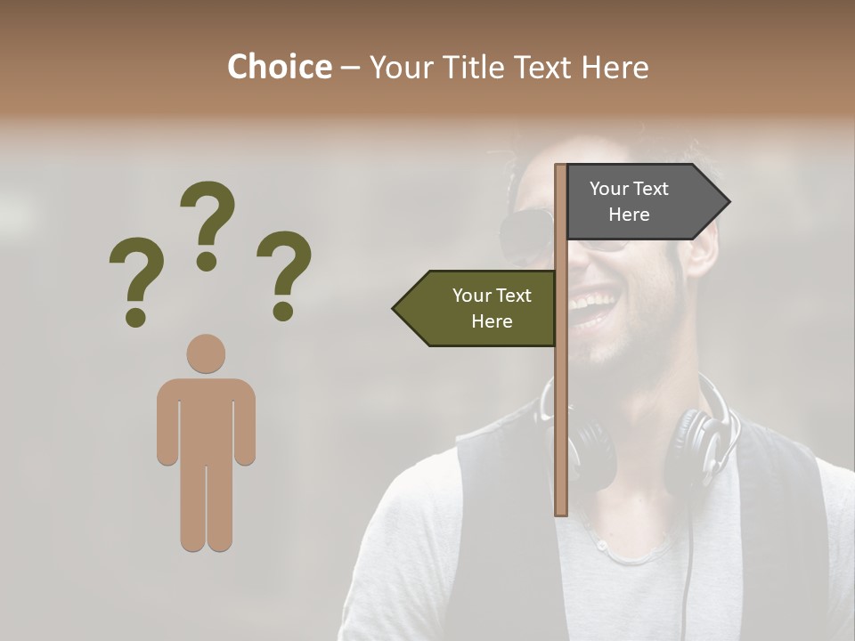 Old Friend Human PowerPoint Template