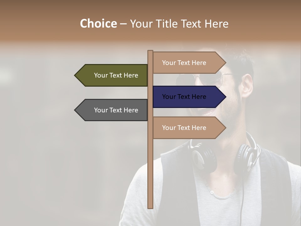 Old Friend Human PowerPoint Template