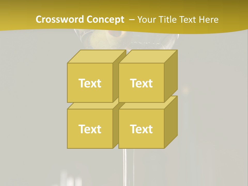 Martini Drop Liquor PowerPoint Template