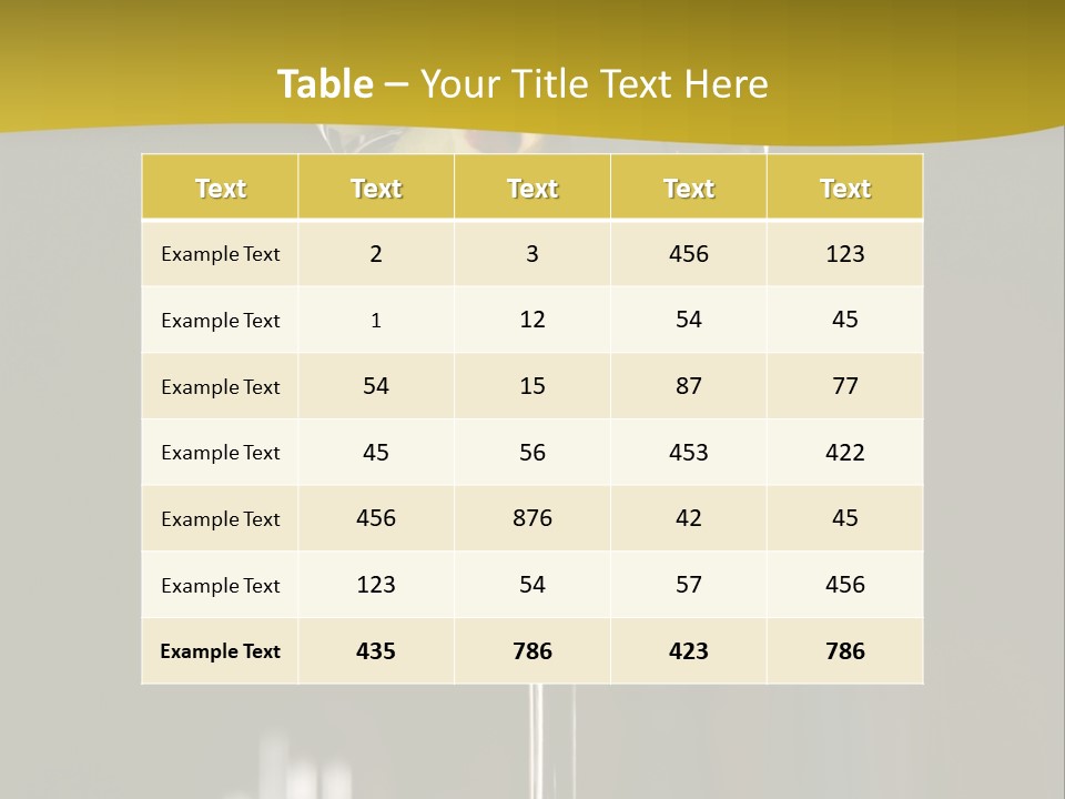 Martini Drop Liquor PowerPoint Template