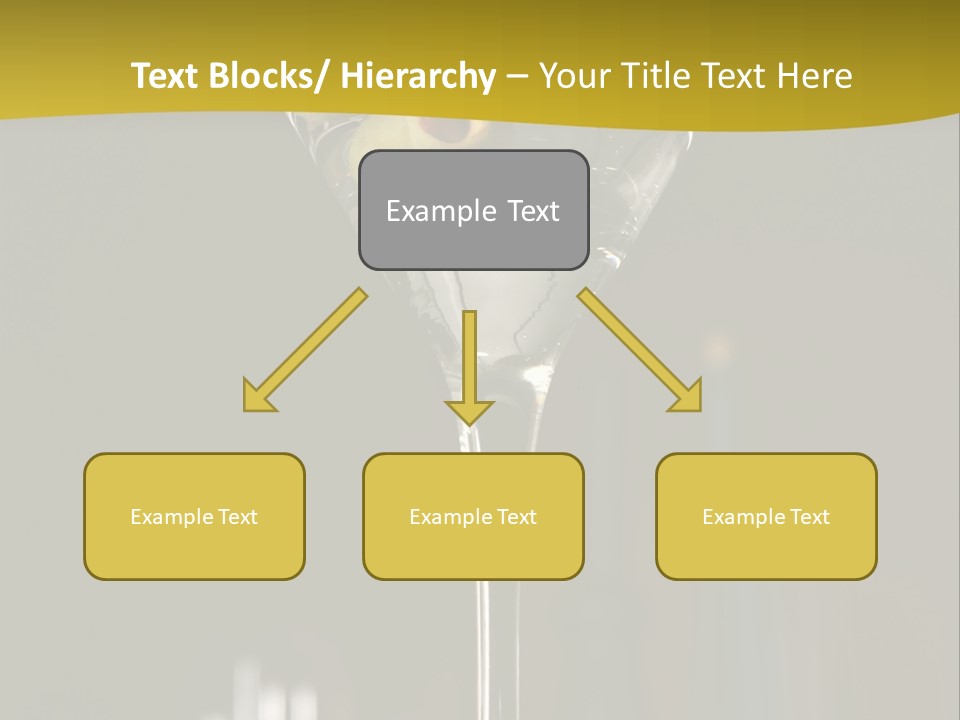 Martini Drop Liquor PowerPoint Template