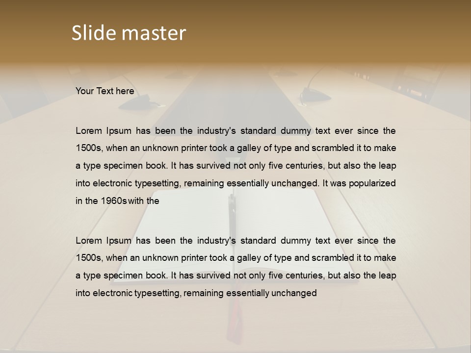 Book Leather Open PowerPoint Template