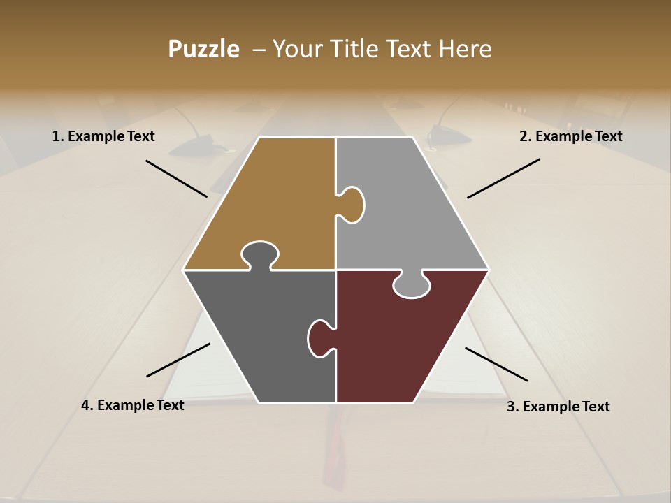 Book Leather Open PowerPoint Template