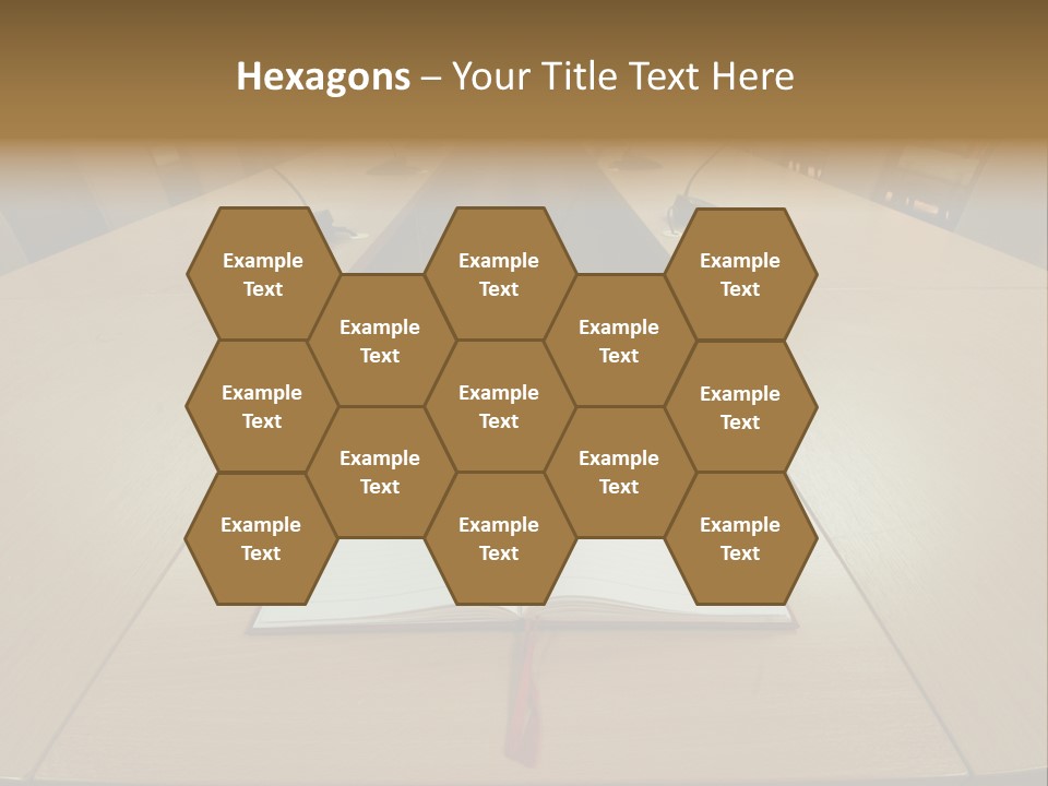 Book Leather Open PowerPoint Template