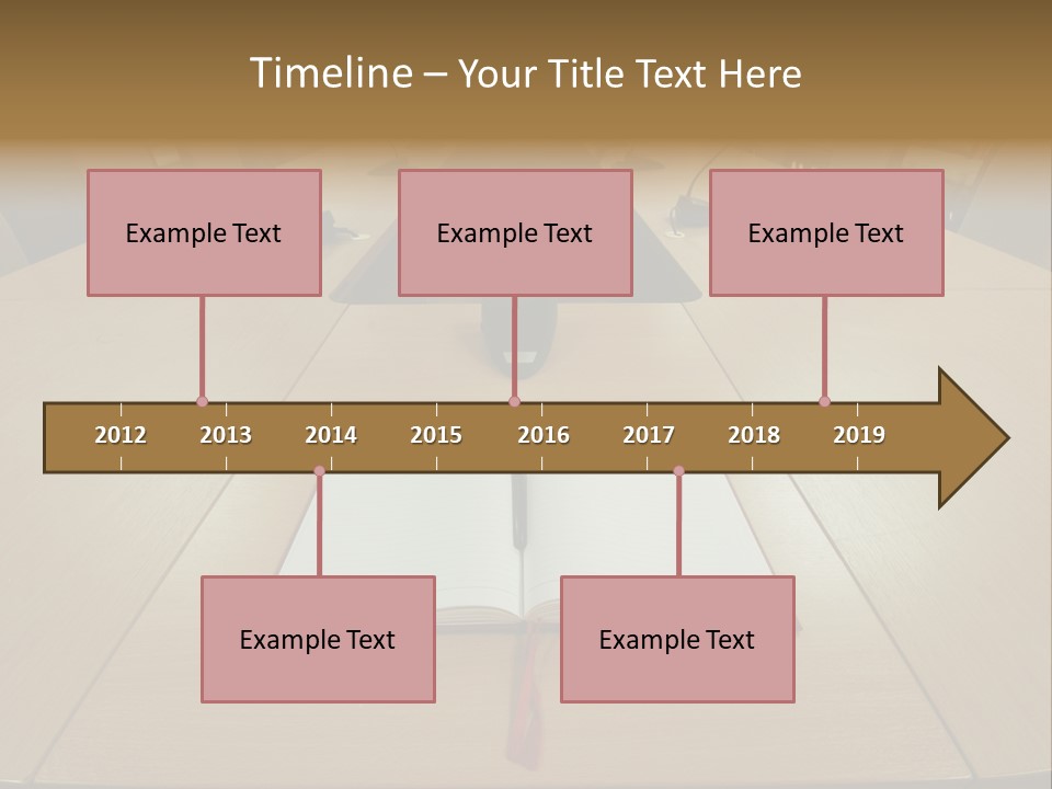 Book Leather Open PowerPoint Template