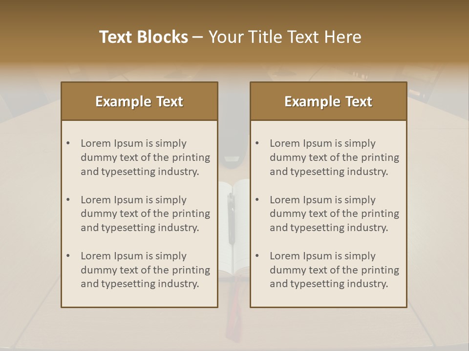 Book Leather Open PowerPoint Template