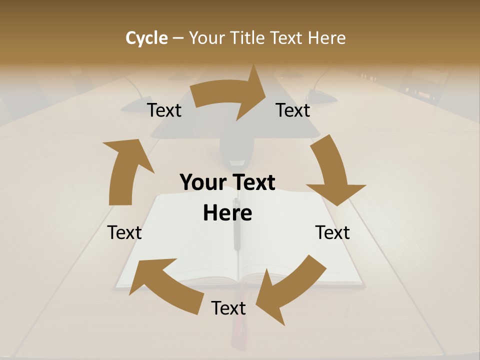 Book Leather Open PowerPoint Template