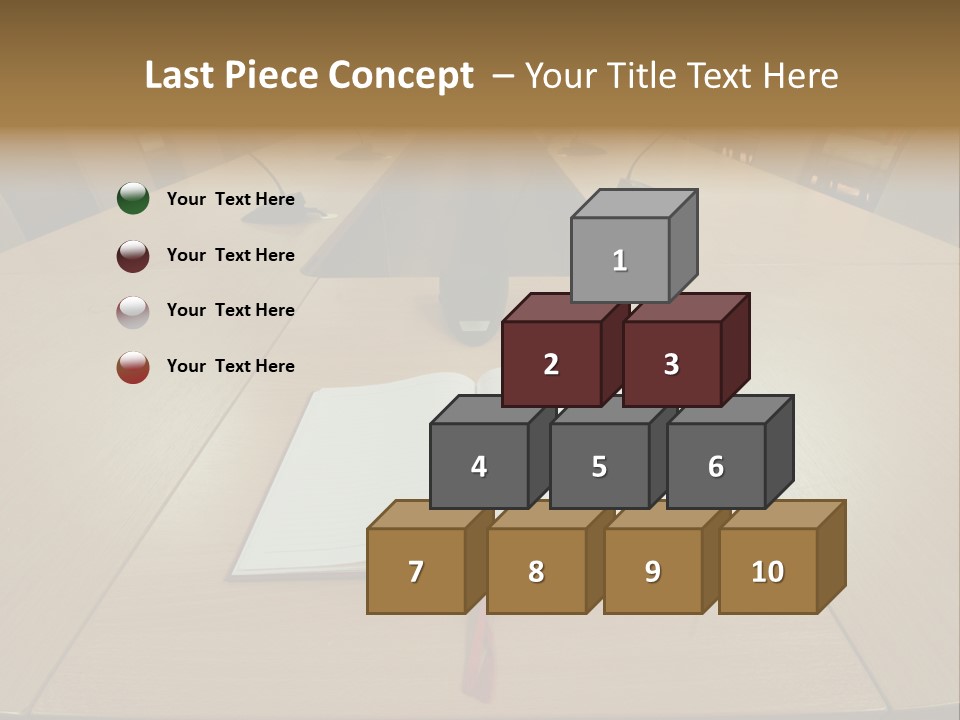 Book Leather Open PowerPoint Template