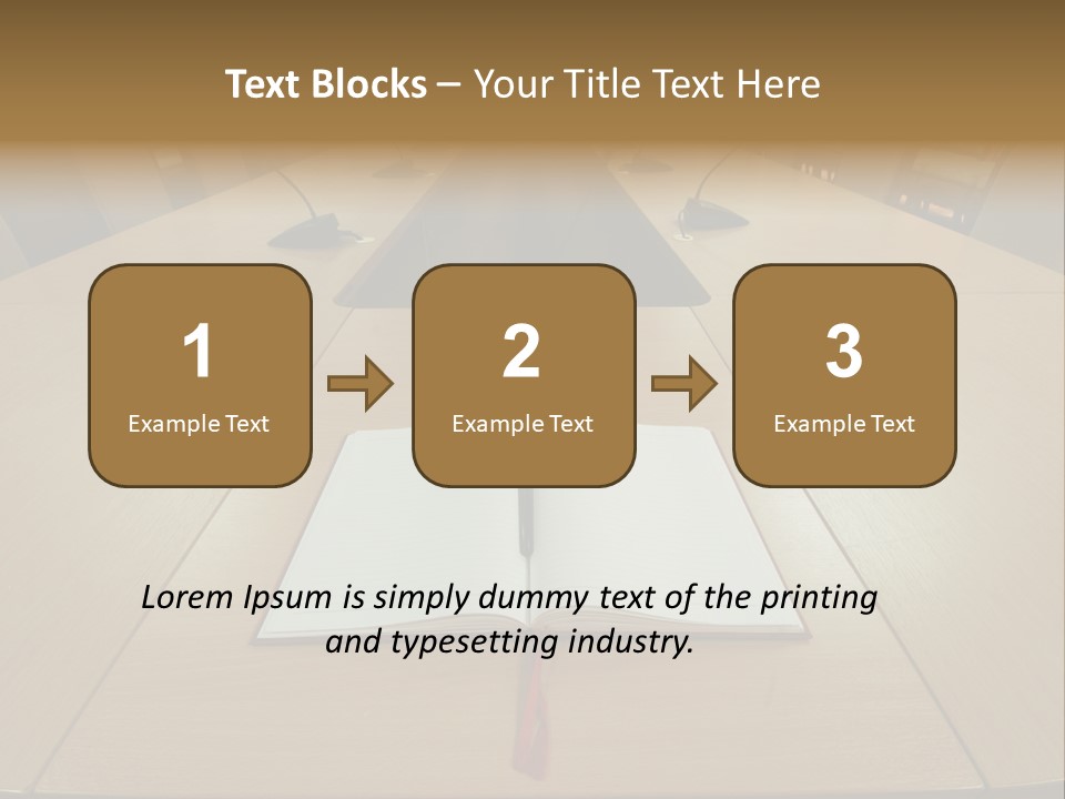 Book Leather Open PowerPoint Template