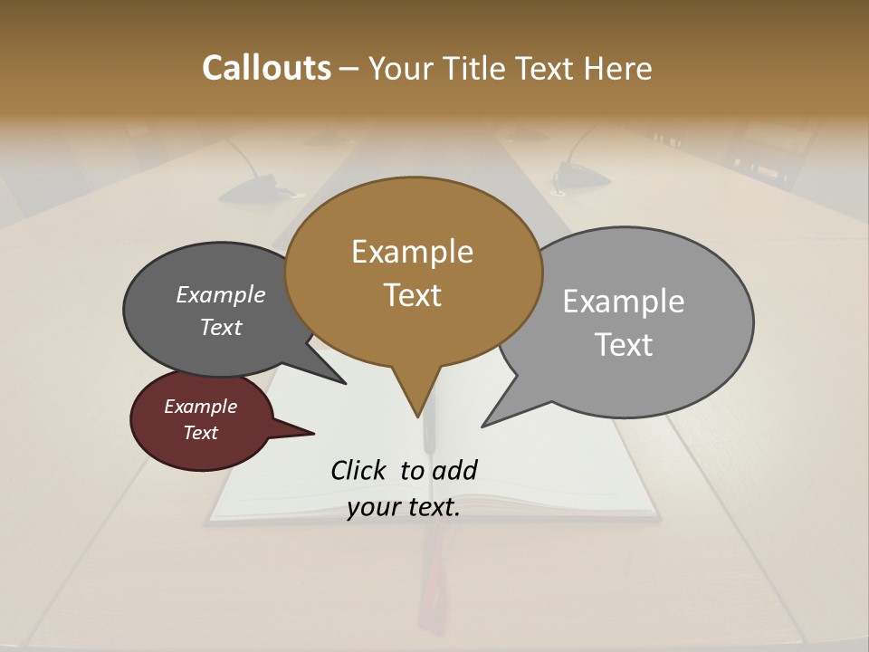 Book Leather Open PowerPoint Template
