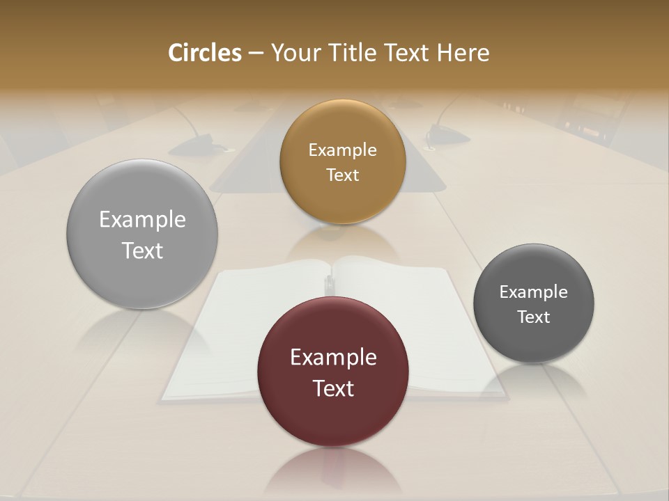 Book Leather Open PowerPoint Template