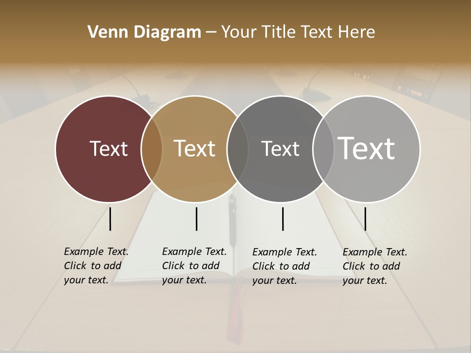 Book Leather Open PowerPoint Template