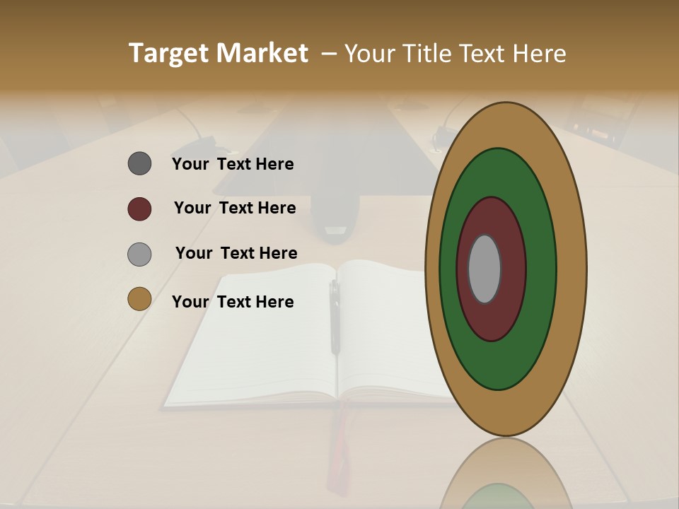 Book Leather Open PowerPoint Template