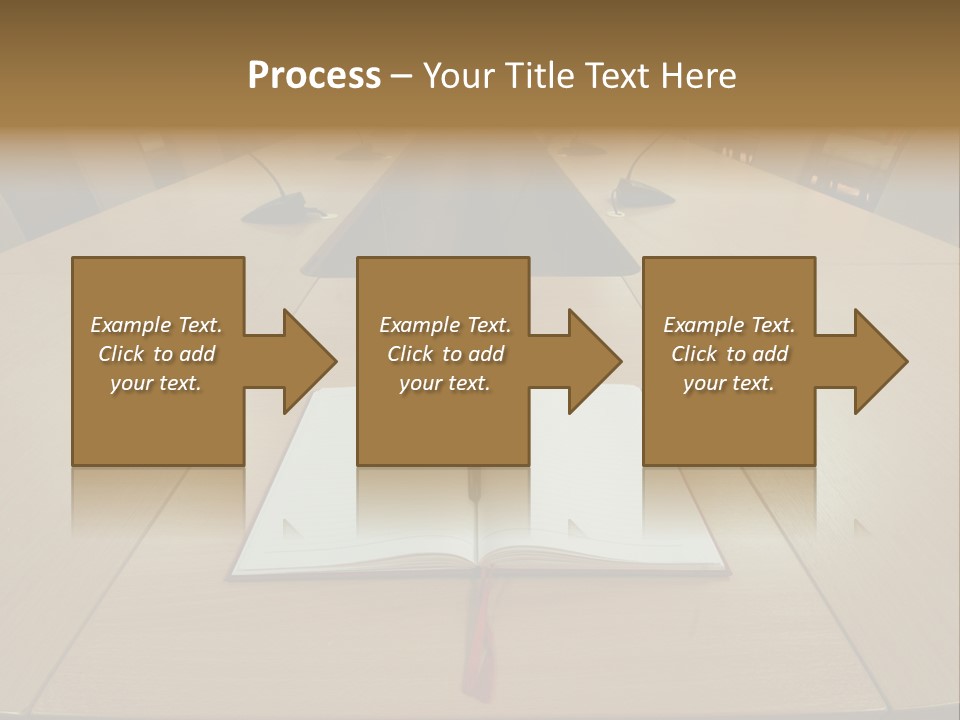 Book Leather Open PowerPoint Template