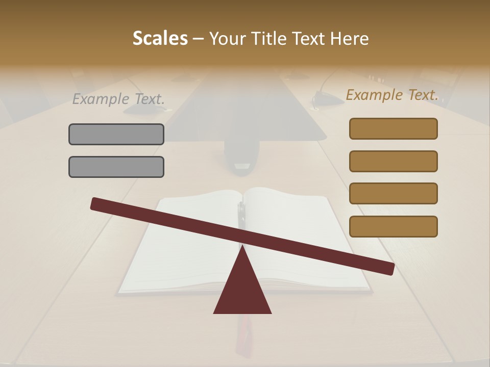 Book Leather Open PowerPoint Template