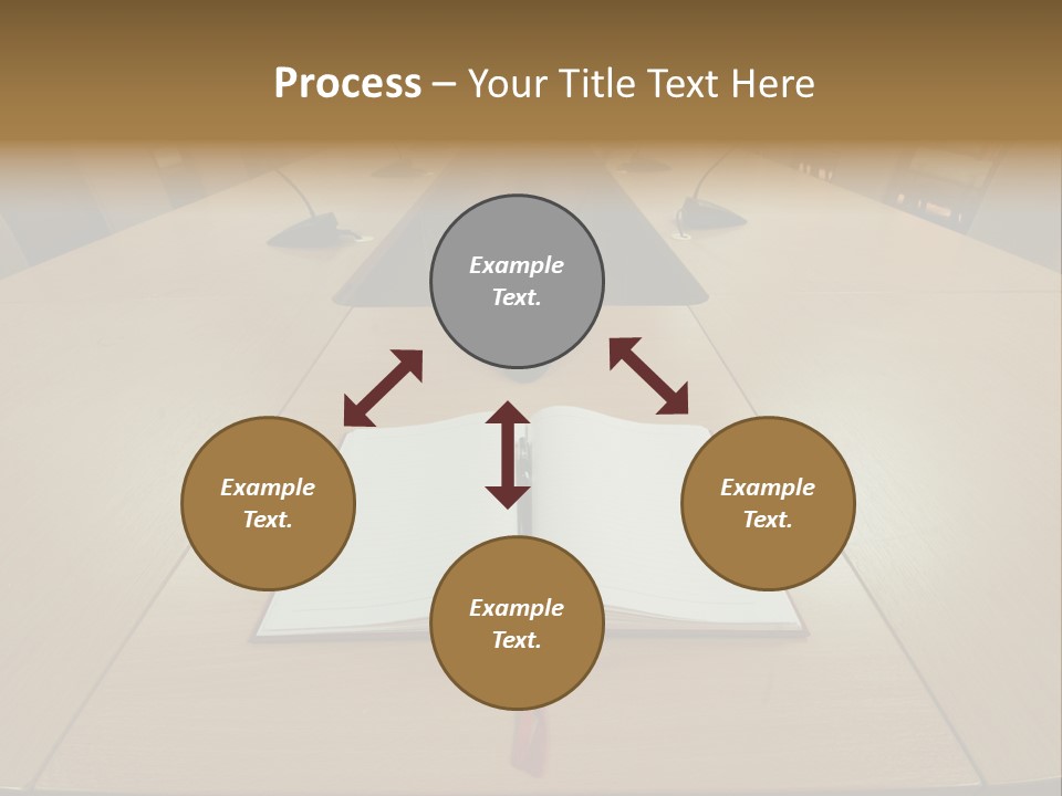 Book Leather Open PowerPoint Template