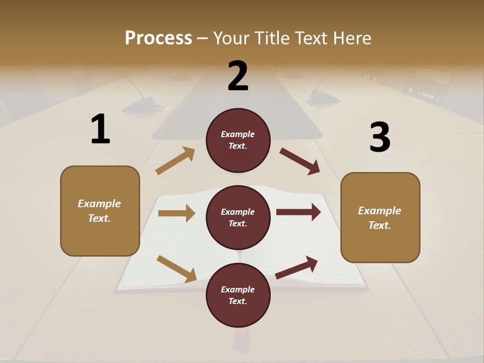 Book Leather Open PowerPoint Template