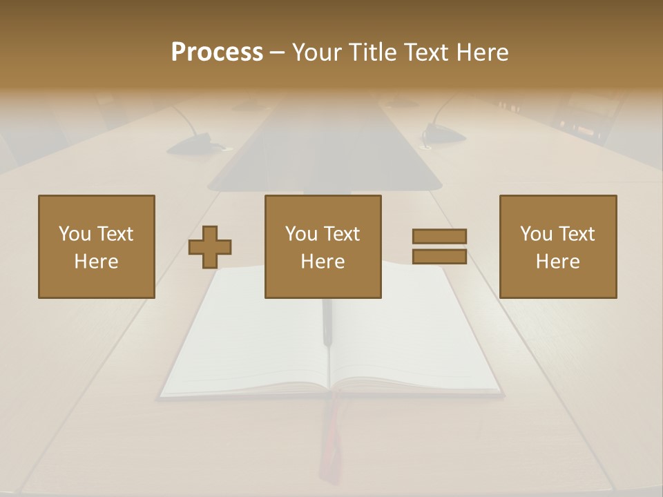 Book Leather Open PowerPoint Template