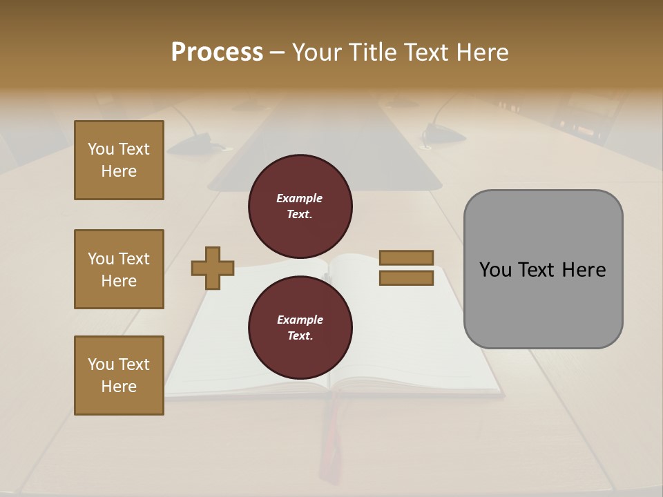 Book Leather Open PowerPoint Template