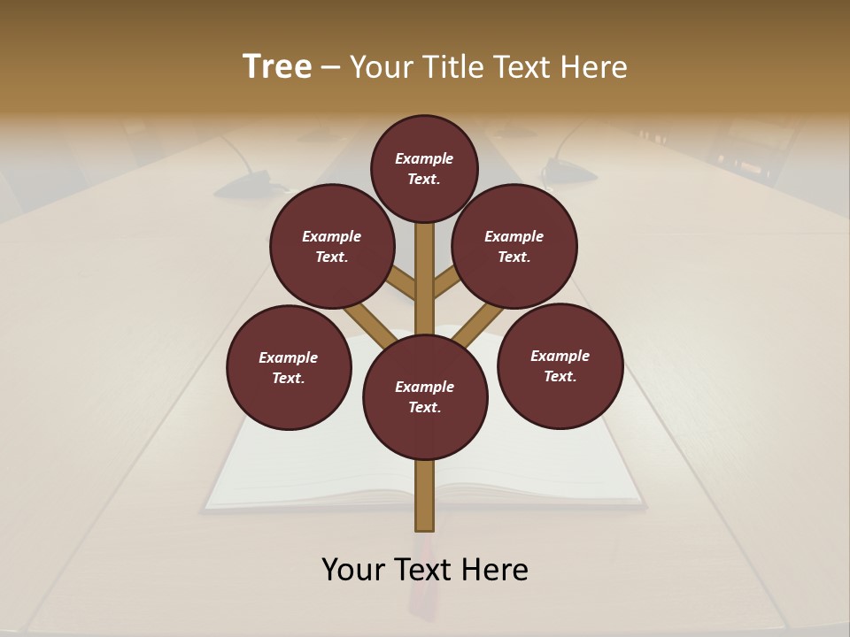 Book Leather Open PowerPoint Template