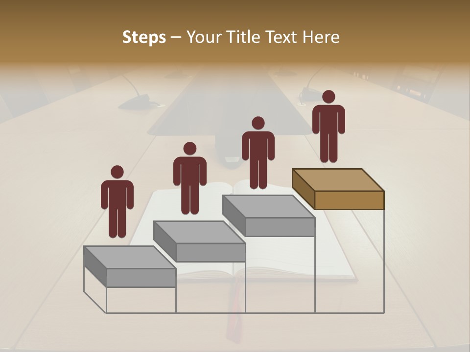 Book Leather Open PowerPoint Template