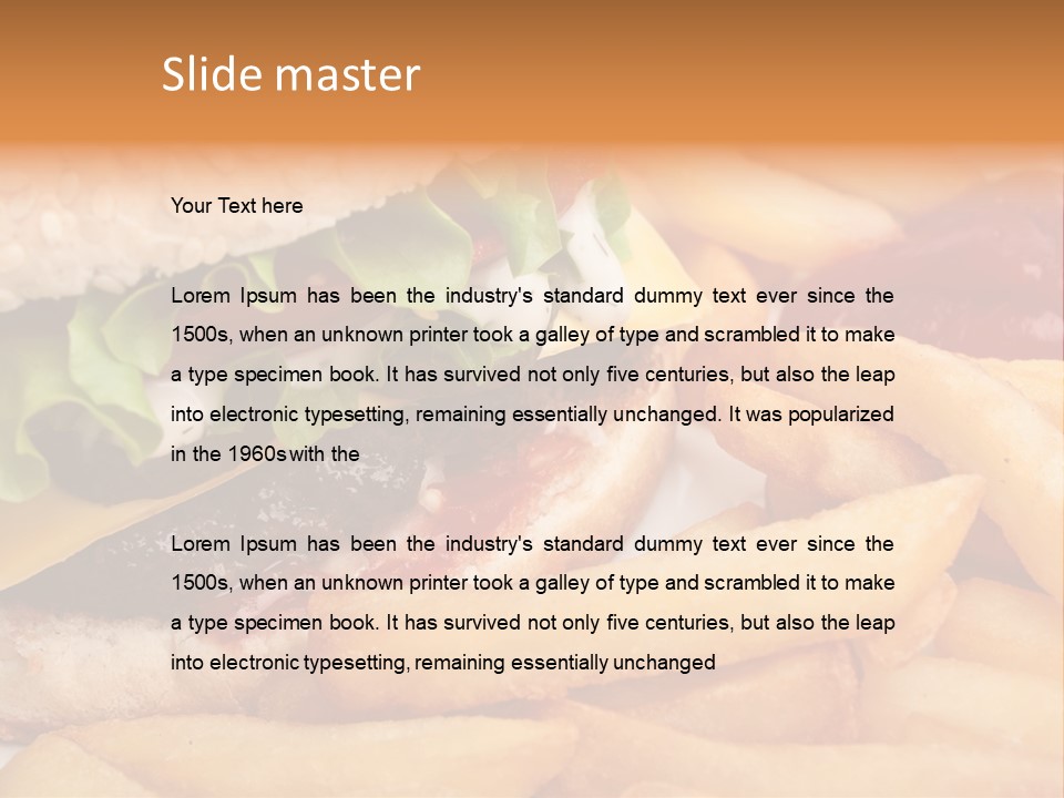 Fast Bun Tasty PowerPoint Template