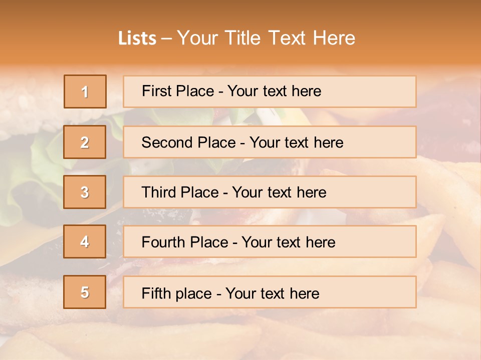 Fast Bun Tasty PowerPoint Template