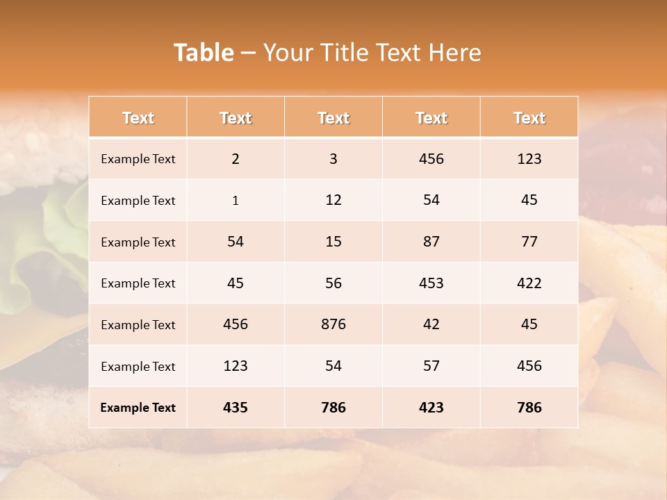 Fast Bun Tasty PowerPoint Template